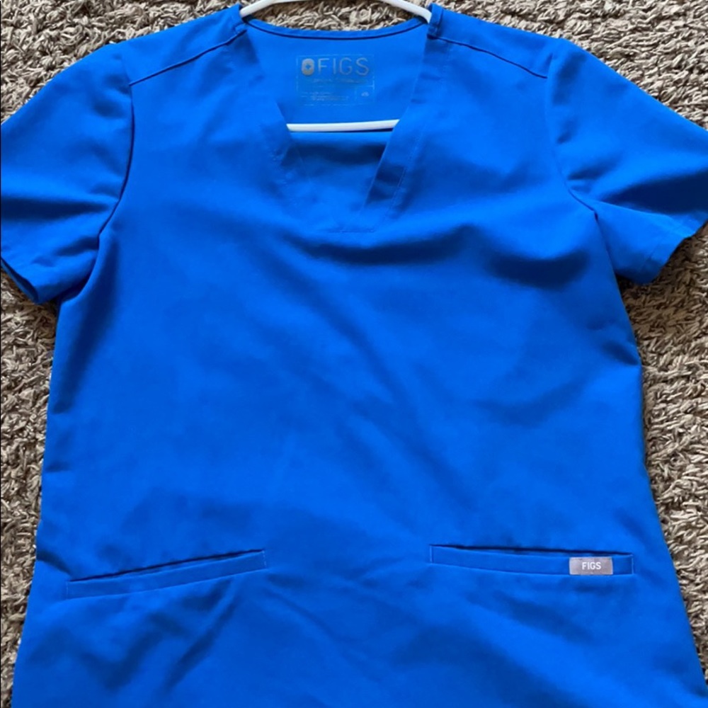 Figs royal blue scrubs